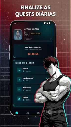 Rise New Hero ডাউনলোড করুন – সেরা এআই হোম ওয়ার্কআউট অ্যাপ - Screenshot 1