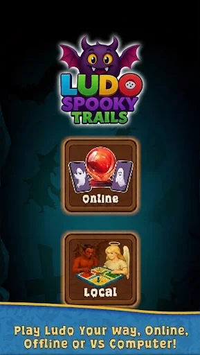 Ludo: Spooky Trails ডাউনলোড করুন – ভুতুড়ে লডু গেমের মজা নিন - Screenshot 1