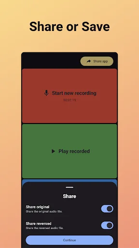 Reverse Audio – Reverse Sing ডাউনলোড করুন – মজার ভয়েস রিভার্স অ্যাপ - Screenshot 5