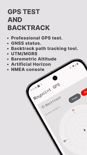Waypoint: GPS Test & Backtrack ডাউনলোড করুন – সেরা নেভিগেশন টুল - Screenshot 1