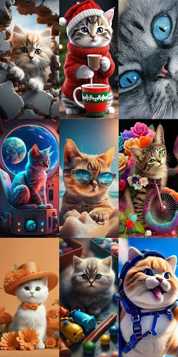 Cute Cat Wallpapers ডাউনলোড করুন – সেরা কিউট বিড়ালের ওয়ালপেপার - Screenshot 17