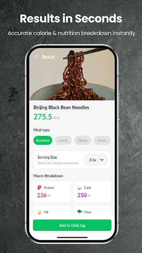 AI Scan Food: Calories Tracker ডাউনলোড করুন – সেরা ক্যালোরি ট্র্যাকার - Screenshot 3