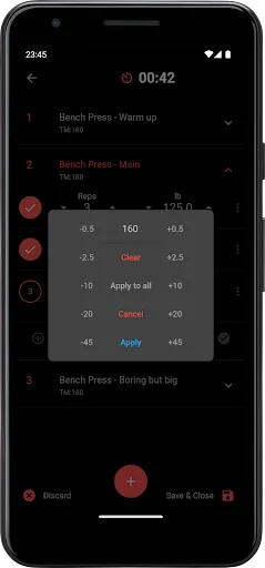 Lift4Fit Gym Workout Tracker ডাউনলোড করুন – সেরা জিম লগ অ্যাপ - Screenshot 17