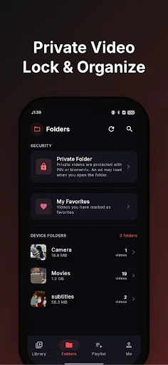 VidMax – প্রাইভেট ভিডিও প্লেয়ার ডাউনলোড করুন – সব ফরম্যাট সাপোর্ট - Screenshot 2