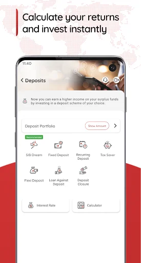 SIB Mirror+: সাউথ ইন্ডিয়ান ব্যাংকের সেরা ডিজিটাল ব্যাংকিং অ্যাপ ডাউনলোড করুন - Screenshot 6