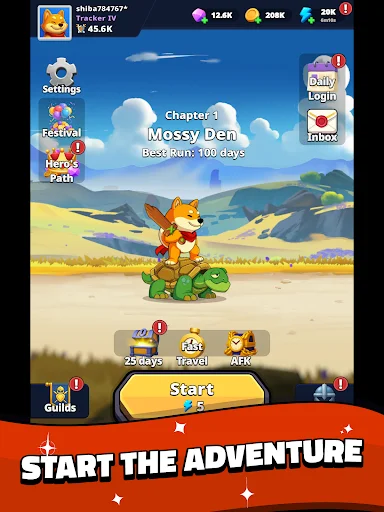 Shiba Story Go! RPG ডাউনলোড করুন – সেরা ফ্রি আইডল অ্যাডভেঞ্চার গেম - Screenshot 10