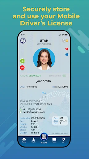 GET Mobile ID ডাউনলোড করুন – আপনার ফোনের ডিজিটাল ড্রাইভিং লাইসেন্স - Screenshot 4