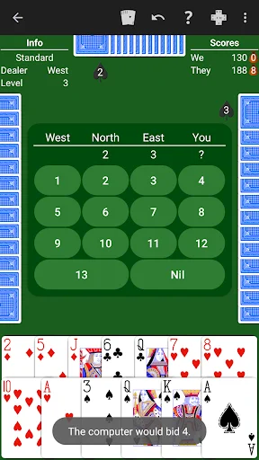 Spades – Expert AI ডাউনলোড করুন – সেরা স্পেড কার্ড গেম - Screenshot 1