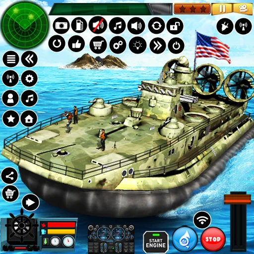 US Army Hovercraft Simulator ডাউনলোড করুন – সেরা মিলিটারী গেম