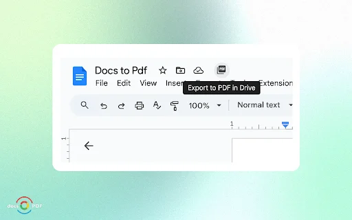 Docs to PDF – Batch Convert Google Docs & Word to PDF Easily - Screenshot 1