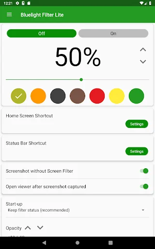 Bluelight Filter Lite ডাউনলোড করুন – চোখের সুরক্ষা ও আরাম - Screenshot 11