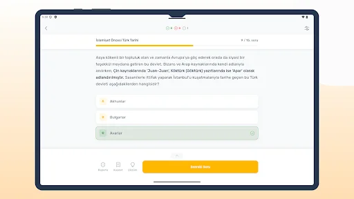 KPSS Tarih Sorular 2026 ডাউনলোড করুন – সেরা প্রস্তুতি অ্যাপ - Screenshot 12
