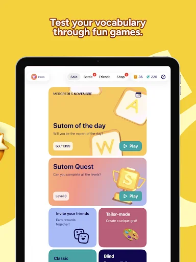 Sutom – Word Game & Puzzles ডাউনলোড করুন | প্রতিদিনের মস্তিষ্কের ব্যায়াম - Screenshot 9