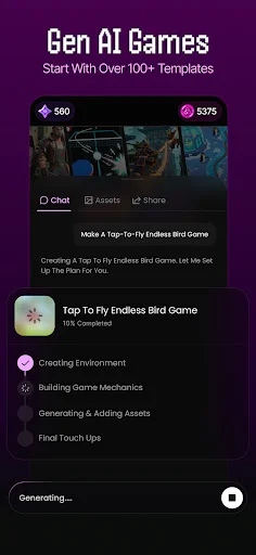 Plutus: AI Game Maker ডাউনলোড করুন – গেম তৈরি ও টাকা আয় করুন - Screenshot 4