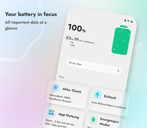Battery Manager: Health Stats ডাউনলোড করুন – ব্যাটারি সেভার ও মনিটর - Screenshot 1