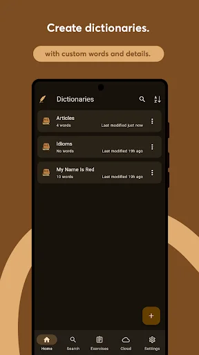 Create Dictionary ডাউনলোড করুন – নিজস্ব শব্দভাণ্ডার তৈরি করুন - Screenshot 1