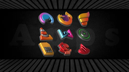 Auric Dark – 3D Icon Pack ডাউনলোড করুন – প্রিমিয়াম আইকন - Screenshot 22