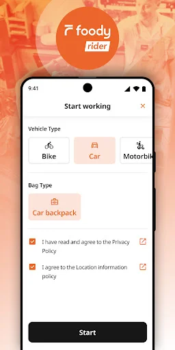 Foody Rider App ডাউনলোড করুন – দ্রুত ডেলিভারি দিয়ে আয় করুন - Screenshot 3