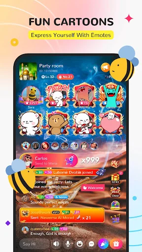 Honey Jar Lite ডাউনলোড করুন – গ্রুপ ভয়েস চ্যাট ও সোশ্যাল নেটওয়ার্ক - Screenshot 13