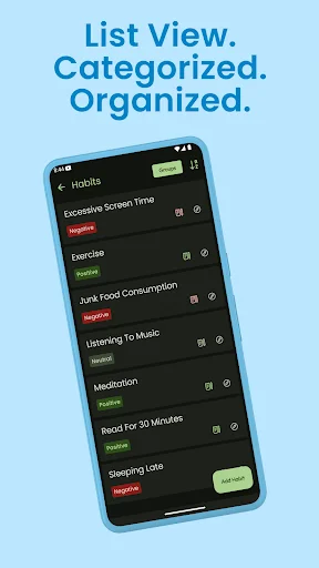 Habitmap ডাউনলোড করুন – আপনার অভ্যাস ট্র্যাকিং করার সেরা টুল - Screenshot 12