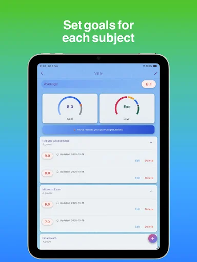 myGrade ডাউনলোড করুন – শিক্ষার্থীদের গ্রেড ও ক্লাস রুটিন ট্র্যাকার - Screenshot 20
