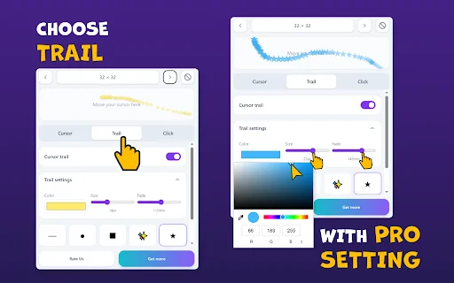Custom Cursor Effects Customizer ডাউনলোড করুন – সেরা কার্সার স্টাইল - Screenshot 5