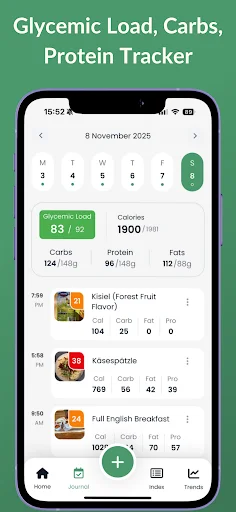 Logi – Glycemic Index Tracker ডাউনলোড করুন – সেরা ডায়েট প্ল্যানার - Screenshot 8