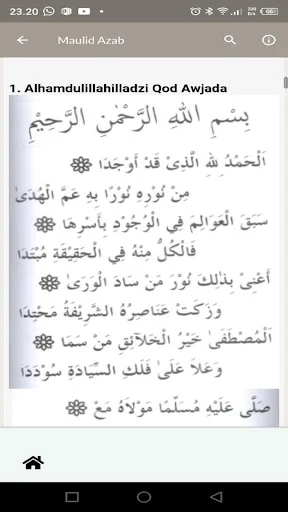 Rawi Maulid Nabi Offline ডাউনলোড করুন – সম্পূর্ণ সালাওয়াত বই - Screenshot 9