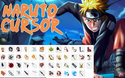 Naruto Cursor ডাউনলোড করুন – সেরা অ্যানিমে কার্সার এক্সটেনশন - Screenshot 1