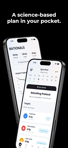 CutCoach ডাউনলোড করুন – কমব্যাট স্পোর্টসের জন্য সেরা ওজন কমানোর অ্যাপ - Screenshot 2