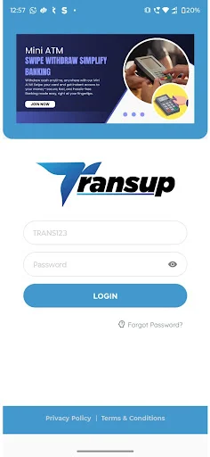 Transup ডাউনলোড করুন – ব্যক্তিগত ও ব্যবসায়িক ব্যাংকিং সল্যুশন - Screenshot 1