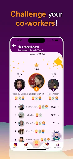 NewU – Healthy Habits ডাউনলোড করুন – সহকর্মীদের সাথে সুস্থ থাকুন - Screenshot 2