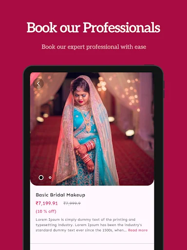 Wedium ডাউনলোড করুন – সেরা ওয়েডিং ফটোগ্রাফার ও মেকআপ আর্টিস্ট খুঁজুন - Screenshot 13