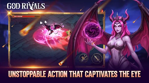 God Rivals: RPG Roguelike ডাউনলোড করুন – ডার্ক ফ্যান্টাসি অ্যাকশন গেম - Screenshot 2