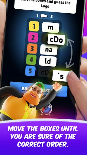 Logomania 3 Sort Quiz Words ডাউনলোড করুন – লোগো কুইজ গেম - Screenshot 10