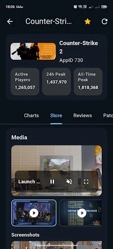 Steam Database – Stats & DB ডাউনলোড করুন – মোবাইল গেমারদের সেরা টুল - Screenshot 4