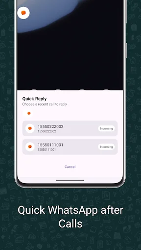 Quick Wapp ডাউনলোড করুন – কন্টাক্ট সেভ না করেই হোয়াটসঅ্যাপে মেসেজ করুন - Screenshot 4