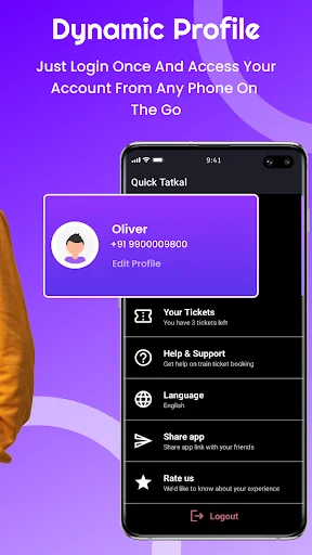 Quick Tat Kal অ্যাপ ডাউনলোড করুন – দ্রুত IRCTC ট্রেন টিকিট বুকিং - Screenshot 13