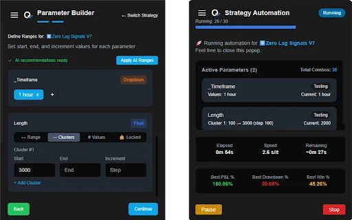 TradingView Strategy Optimizer ডাউনলোড করুন – দ্রুত ব্যাকটেস্ট ও অটোমেশন - Screenshot 2