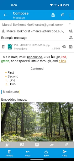 FairEmail ডাউনলোড করুন – নিরাপদ ও গোপনীয়তা বজায় রাখা ইমেইল অ্যাপ - Screenshot 8