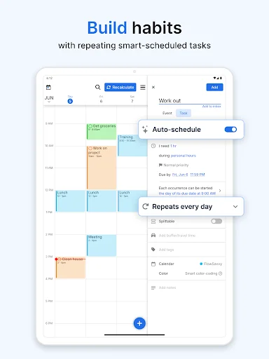FlowSavvy ডাউনলোড করুন – AI ভিত্তিক স্মার্ট টাইম ব্লকিং ও শিডিউলার - Screenshot 13
