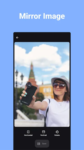 Flip Image – Mirror Photos ডাউনলোড করুন – সেরা ফটো এডিটর - Screenshot 1