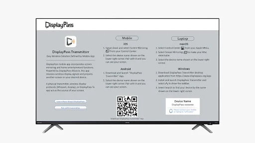 DisplayPass Receiver ডাউনলোড করুন – স্মার্ট টিভি স্ক্রিন শেয়ারিং - Screenshot 12