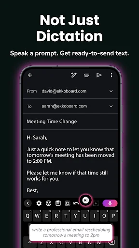 EkkoBoard AI Voice Keyboard ডাউনলোড করুন – দ্রুত ভয়েস টাইপিং - Screenshot 3