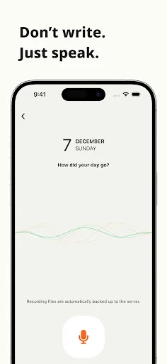 Murmur – Voice Diary ডাউনলোড করুন – প্রতিদিনের ডায়েরি এখন কণ্ঠে - Screenshot 2