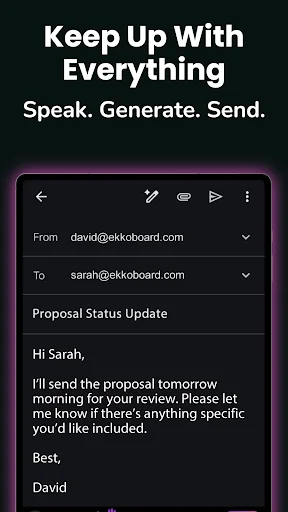 EkkoBoard AI Voice Keyboard ডাউনলোড করুন – দ্রুত ভয়েস টাইপিং - Screenshot 9
