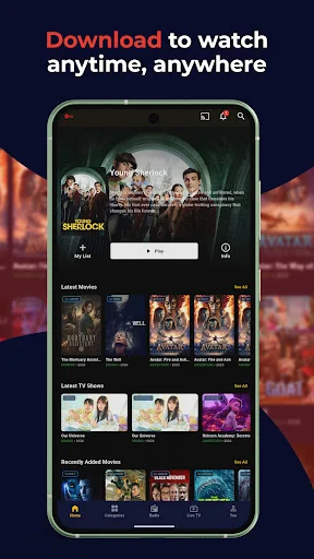 Stream Zone Lite ডাউনলোড করুন – লেটেস্ট মুভি ও টিভি শোর ফ্রি অ্যাপ - Screenshot 3