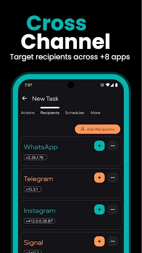 TikTask ডাউনলোড করুন – WhatsApp ও Telegram মেসেজ শিডিউল করুন - Screenshot 3
