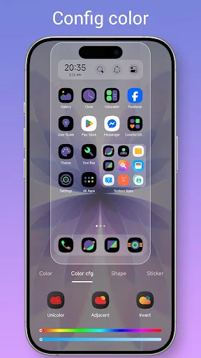 Colorful OS Launcher ডাউনলোড করুন – সেরা থিম ও আইকন প্যাক - Screenshot 3