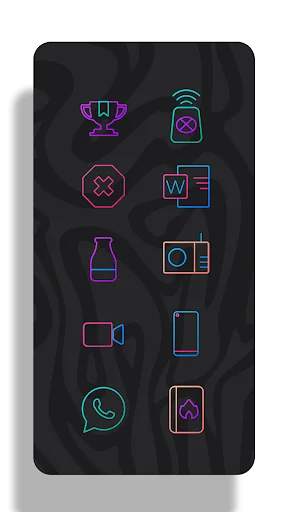 Lines Chroma Icon Pack ডাউনলোড করুন – রঙিন আইকন ও উইজেট - Screenshot 7